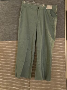 St. John's Bay Olive Green Wide-Leg Women's Pants